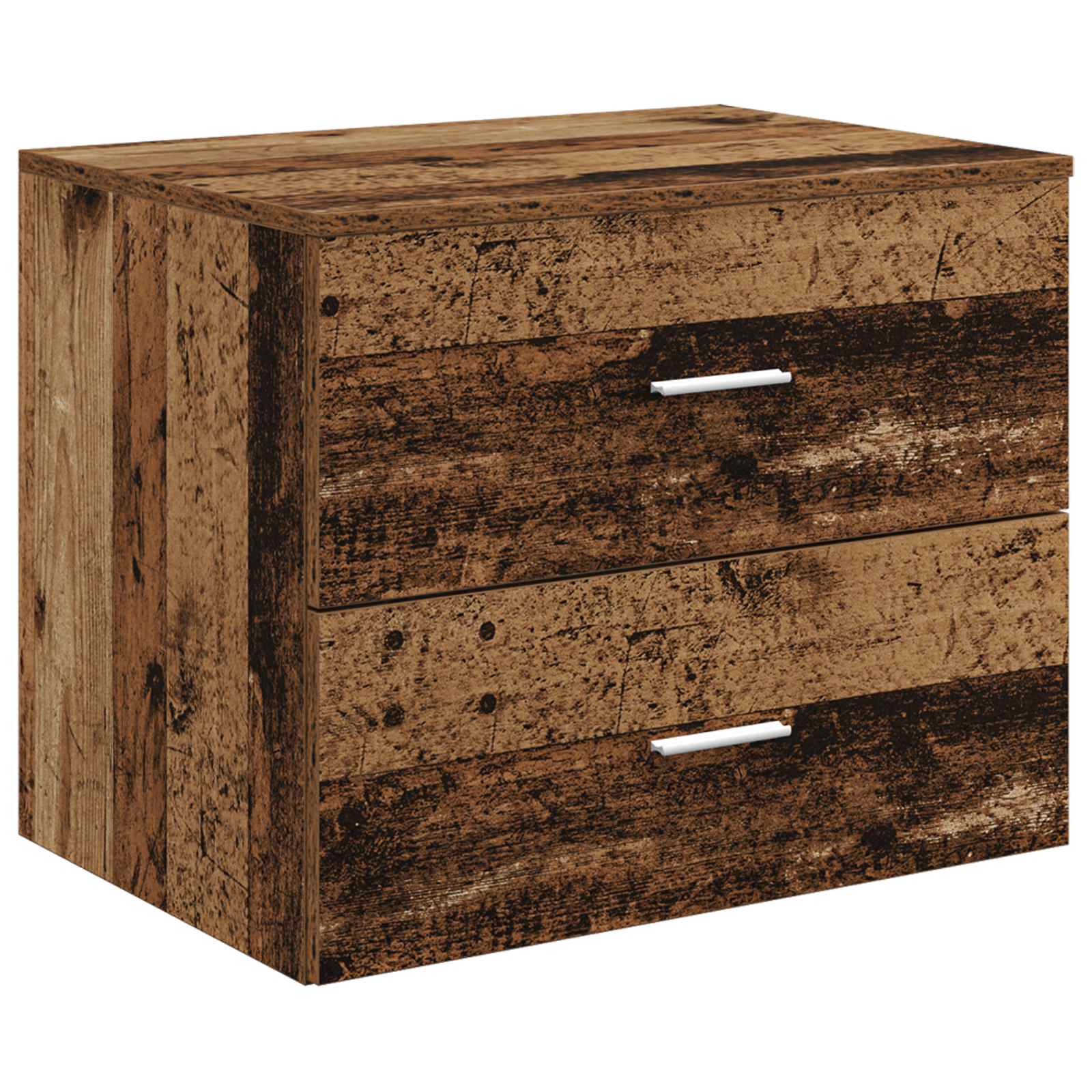 Badkamermeubelset 3 st Oud hout 49,5 x 44,5 x 66 cm