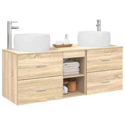 Badkamermeubelset 3 st Sonoma Eiken 49,5 x 44,5 x 66 cm