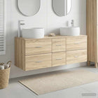 Badkamermeubelset 3 st Sonoma Eiken 49,5 x 44,5 x 66 cm