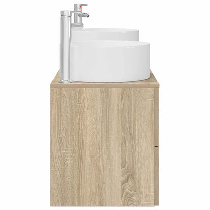 Badkamermeubelset 3 st Sonoma Eiken 49,5 x 44,5 x 65,5 cm