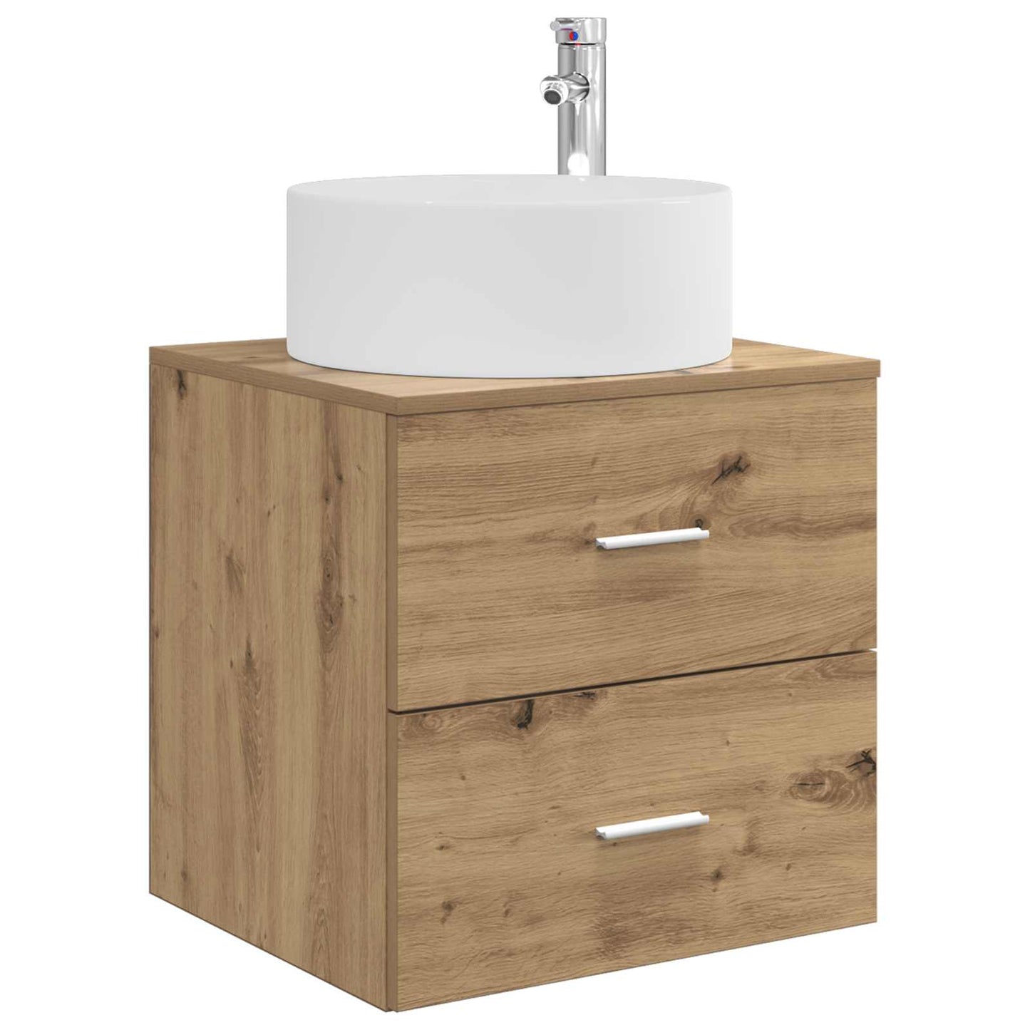 Badkamermeubelset 3 st Artisanaal eiken 49,5 x 44,5 x 65,5 cm