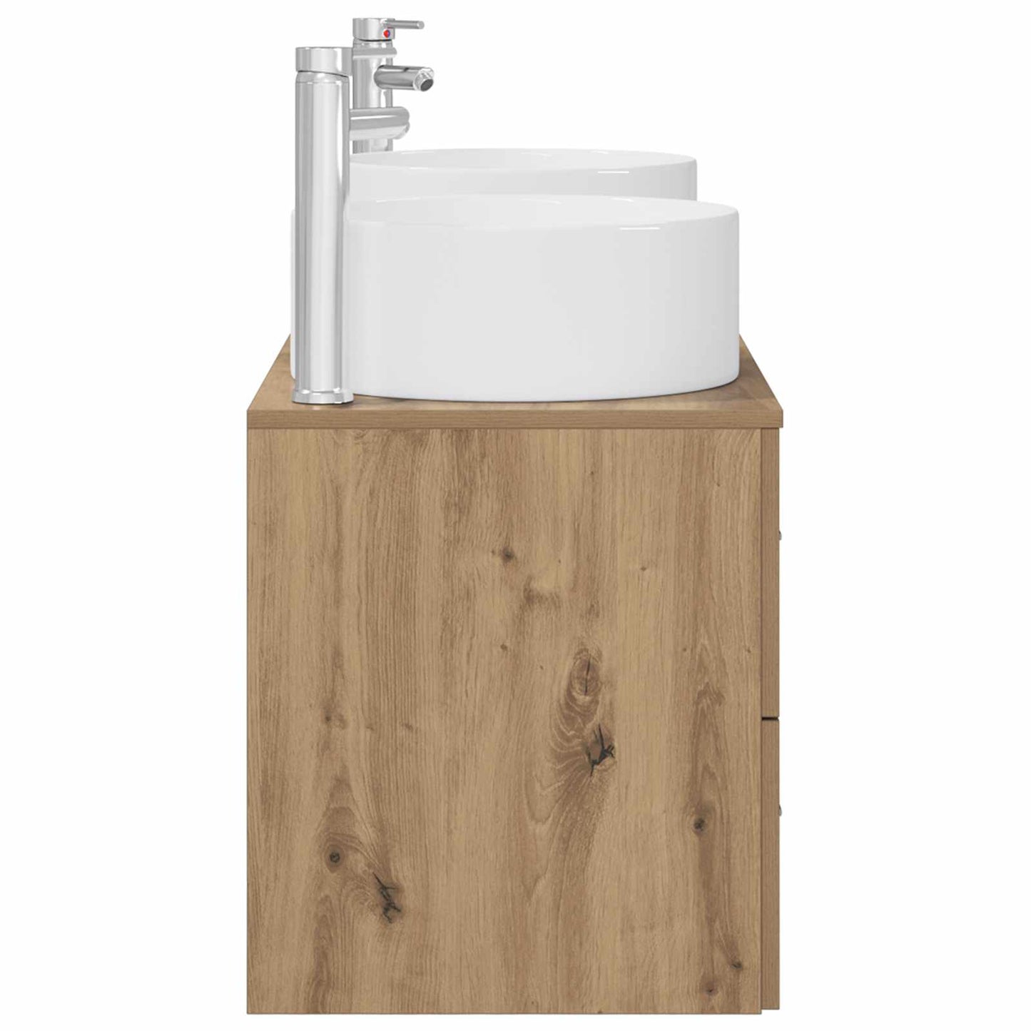 Badkamermeubelset 3 st Artisanaal eiken 49,5 x 44,5 x 65,5 cm