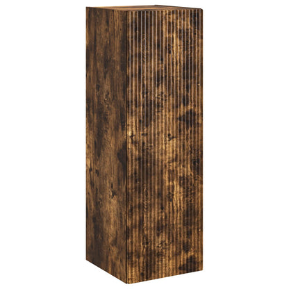 Badkamermeubelset 5 st Gerookt eiken 33 x 34,5 x 100 cm