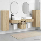 Badkamermeubelset 5 st Sonoma Eiken 33 x 34,5 x 100 cm