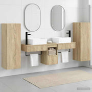 Badkamermeubelset 5 st Sonoma Eiken 33x34,5x100 cm