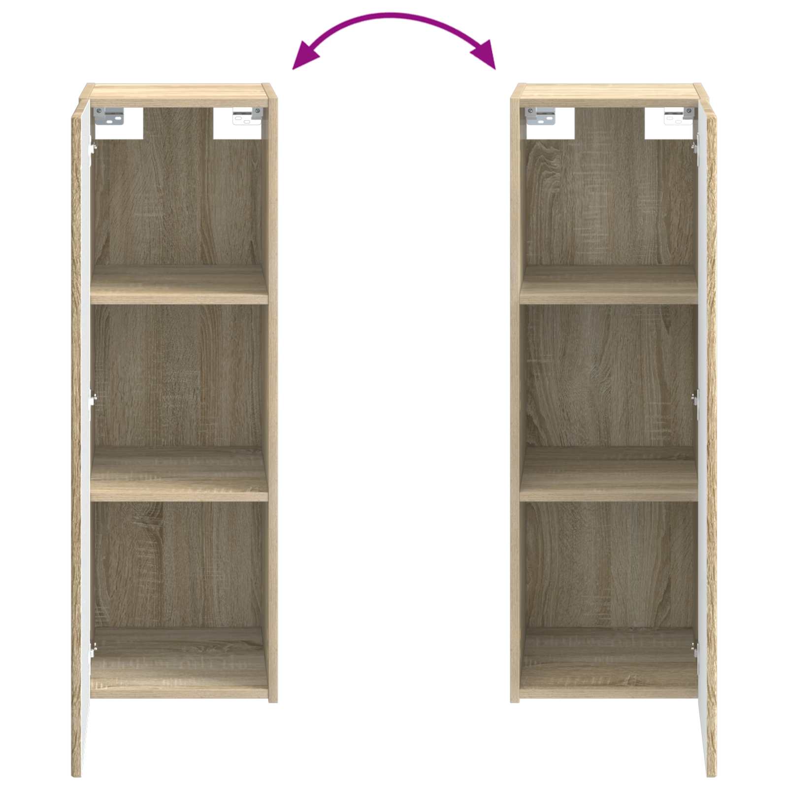 Badkamermeubelset 5 st Sonoma Eiken 33 x 34,5 x 100 cm