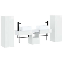 Badkamermeubelset 5 st Hoogglans Wit 33 x 34,5 x 100 cm