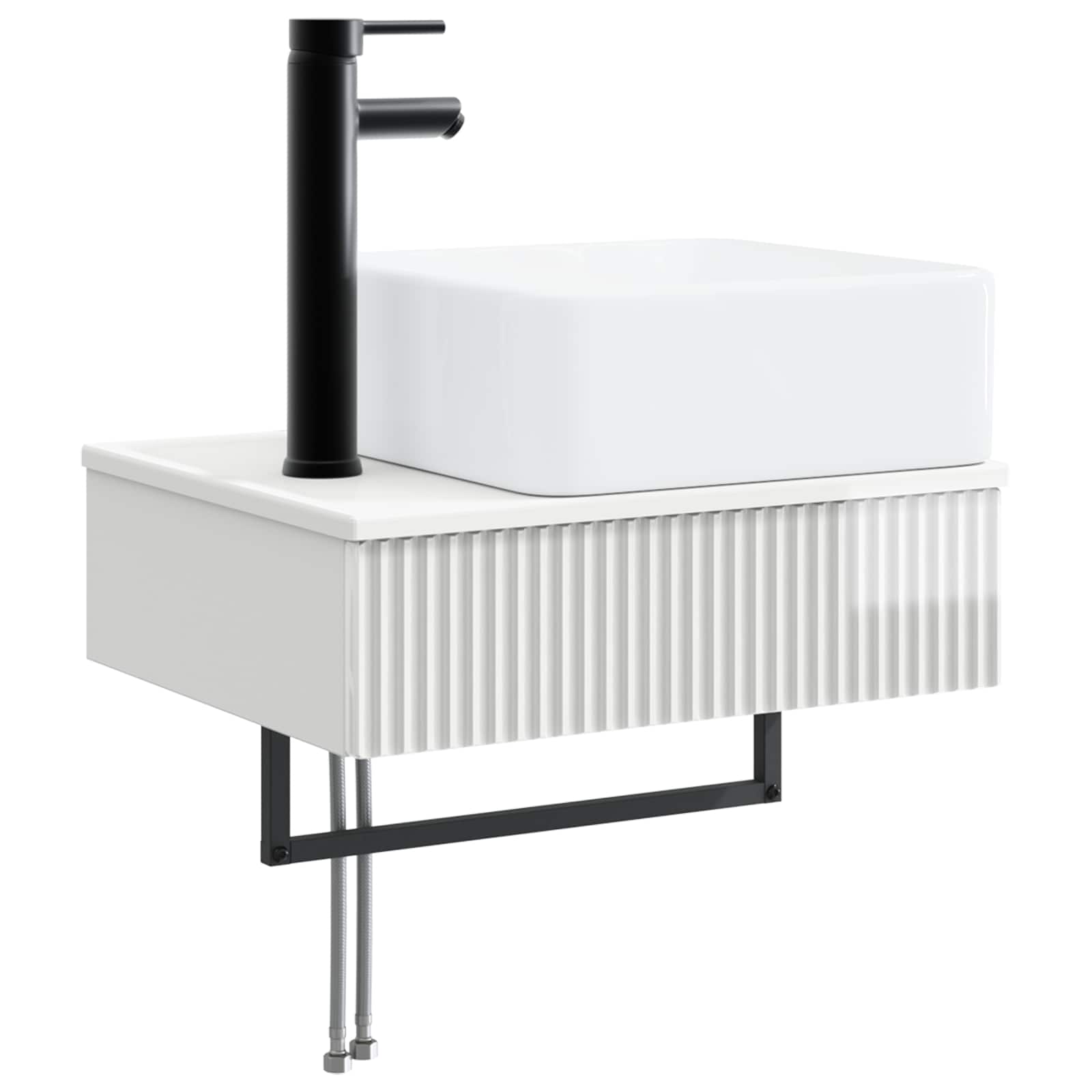 Badkamermeubelset 5 st Hoogglans Wit 33 x 34,5 x 100 cm