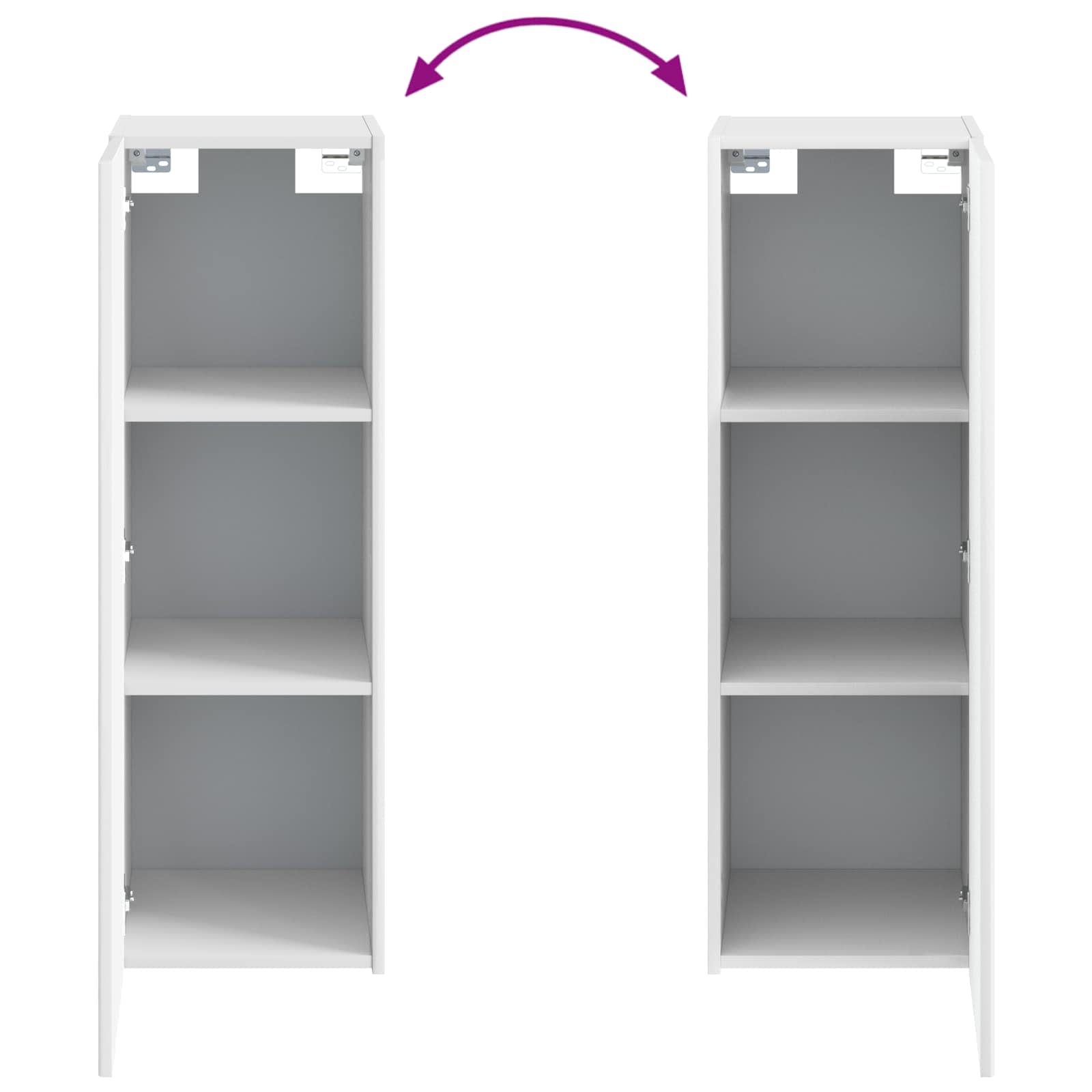 Badkamermeubelset 5 st Hoogglans Wit 33 x 34,5 x 100 cm