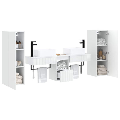 Badkamermeubelset 5 st Hoogglans Wit 33 x 34,5 x 100 cm