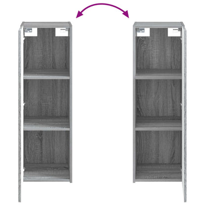Badkamermeubelset 5 st Grijs Sonoma 33 x 34,5 x 100 cm