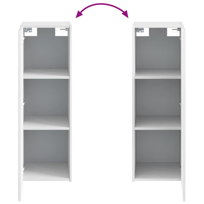 Badkamermeubelset 5 st Wit 33 x 34,5 x 100 cm Bewerkt hout