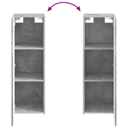 Badkamermeubelset 5 st Betongrijs 33 x 34,5 x 100 cm