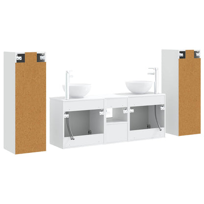 Badkamermeubelset 5 st Hoogglans Wit 33 x 34,5 x 100 cm
