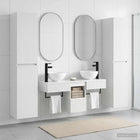 Badkamermeubelset 5 st Hoogglans Wit 33 x 34,5 x 160 cm