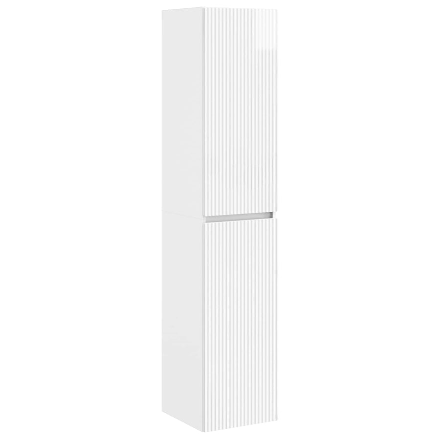 Badkamermeubelset 5 st Hoogglans Wit 33 x 34,5 x 160 cm