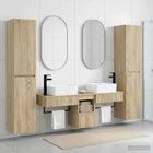 Badkamermeubelset 5 st Sonoma Eiken 33 x 34,5 x 160 cm