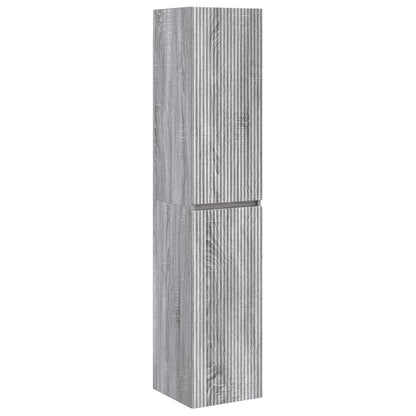 Badkamermeubelset 5 st Grijs Sonoma 33 x 34,5 x 160 cm