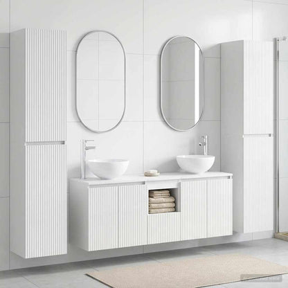 Badkamermeubelset 5 st Hoogglans Wit 33 x 34,5 x 160 cm