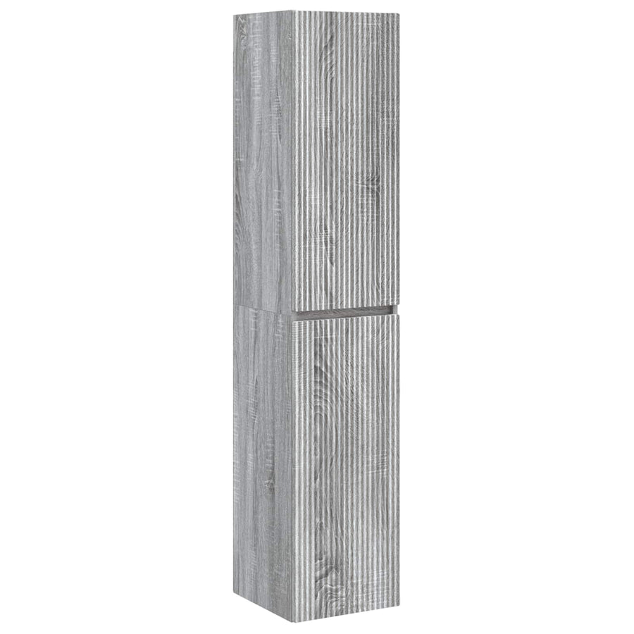 Badkamermeubelset 5 st Grijs Sonoma 33 x 34,5 x 160 cm