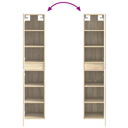 Badkamermeubelset 5 st Sonoma Eiken 33 x 34,5 x 160 cm
