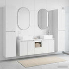 Badkamermeubelset 5 st Hoogglans Wit 33 x 34,5 x 160 cm