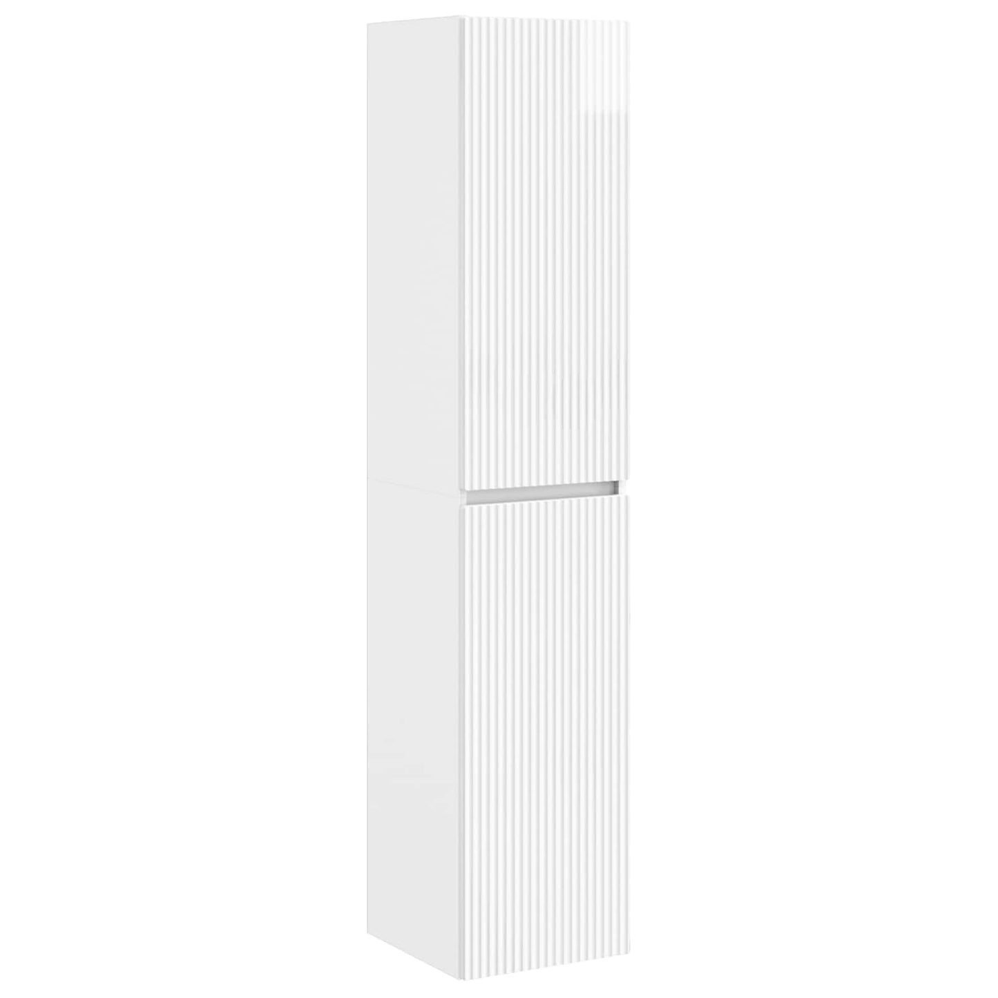 Badkamermeubelset 5 st Hoogglans Wit 33 x 34,5 x 160 cm