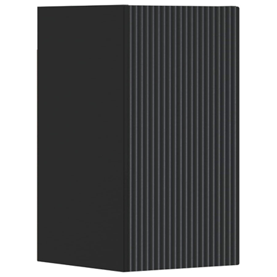 Badkamermeubelset 3 st Zwart 33 x 34,5 x 160 cm Bewerkt hout