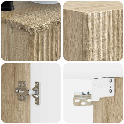 Badkamermeubelset 3 st Sonoma Eiken 33 x 34,5 x 160 cm