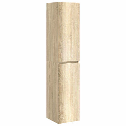 Badkamermeubelset 3 st Sonoma Eiken 33 x 34,5 x 160 cm