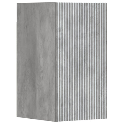 Badkamermeubelset 3 st Betongrijs 33 x 34,5 x 160 cm