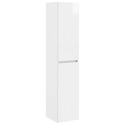 Badkamermeubelset 3 st Hoogglans Wit 33 x 34,5 x 160 cm