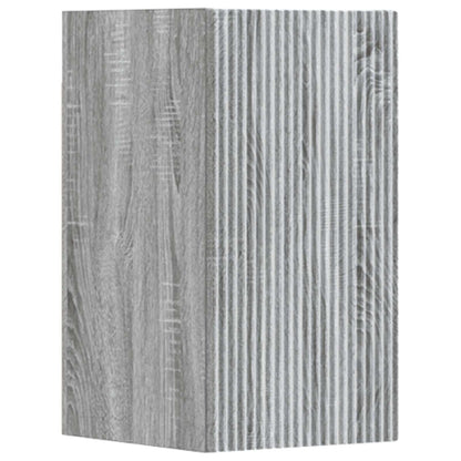 Badkamermeubelset 3 st Grijs Sonoma 33 x 34,5 x 160 cm
