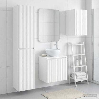 Badkamermeubelset 3 st Hoogglans Wit 33 x 34,5 x 160 cm