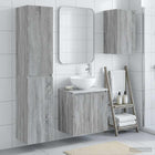 Badkamermeubelset 3 st Grijs Sonoma 33 x 34,5 x 160 cm