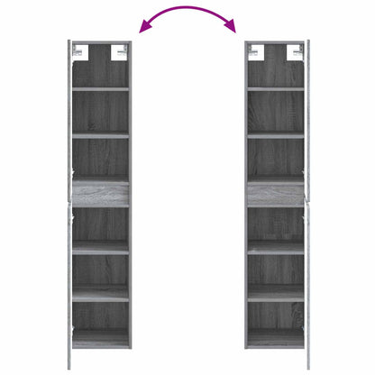 Badkamermeubelset 3 st Grijs Sonoma 33 x 34,5 x 160 cm