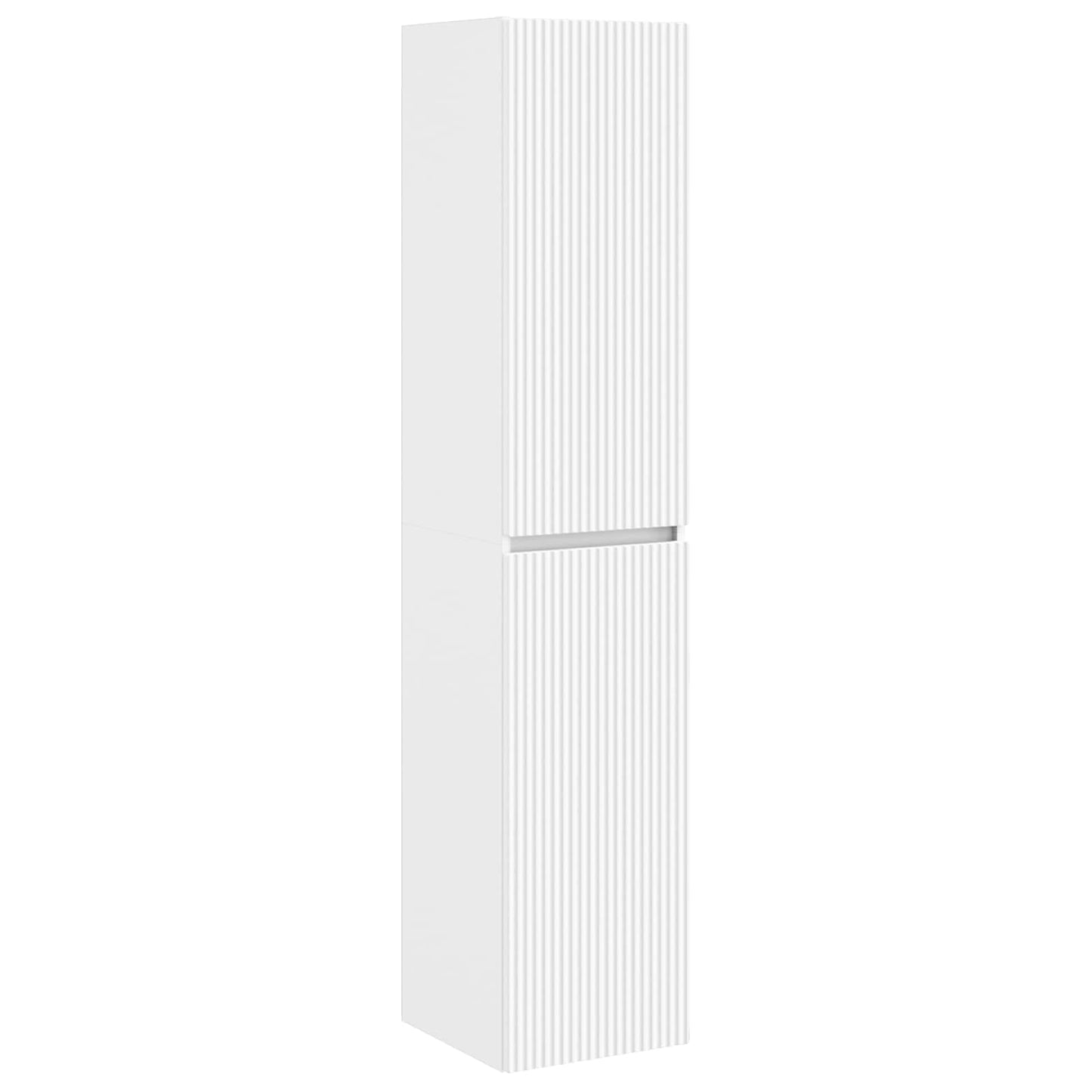 Badkamermeubelset 3 st Wit 33 x 34,5 x 160 cm Bewerkt hout