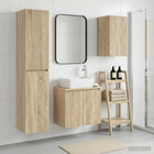 Badkamermeubelset 3 st Sonoma Eiken 33 x 34,5 x 160 cm