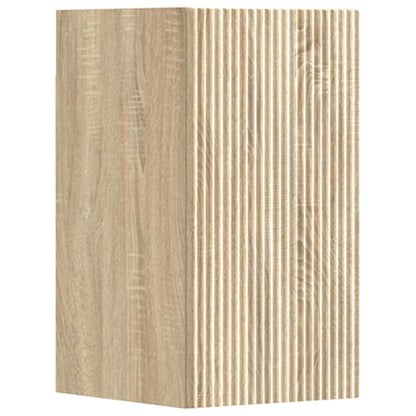 Badkamermeubelset 3 st Sonoma Eiken 33 x 34,5 x 160 cm