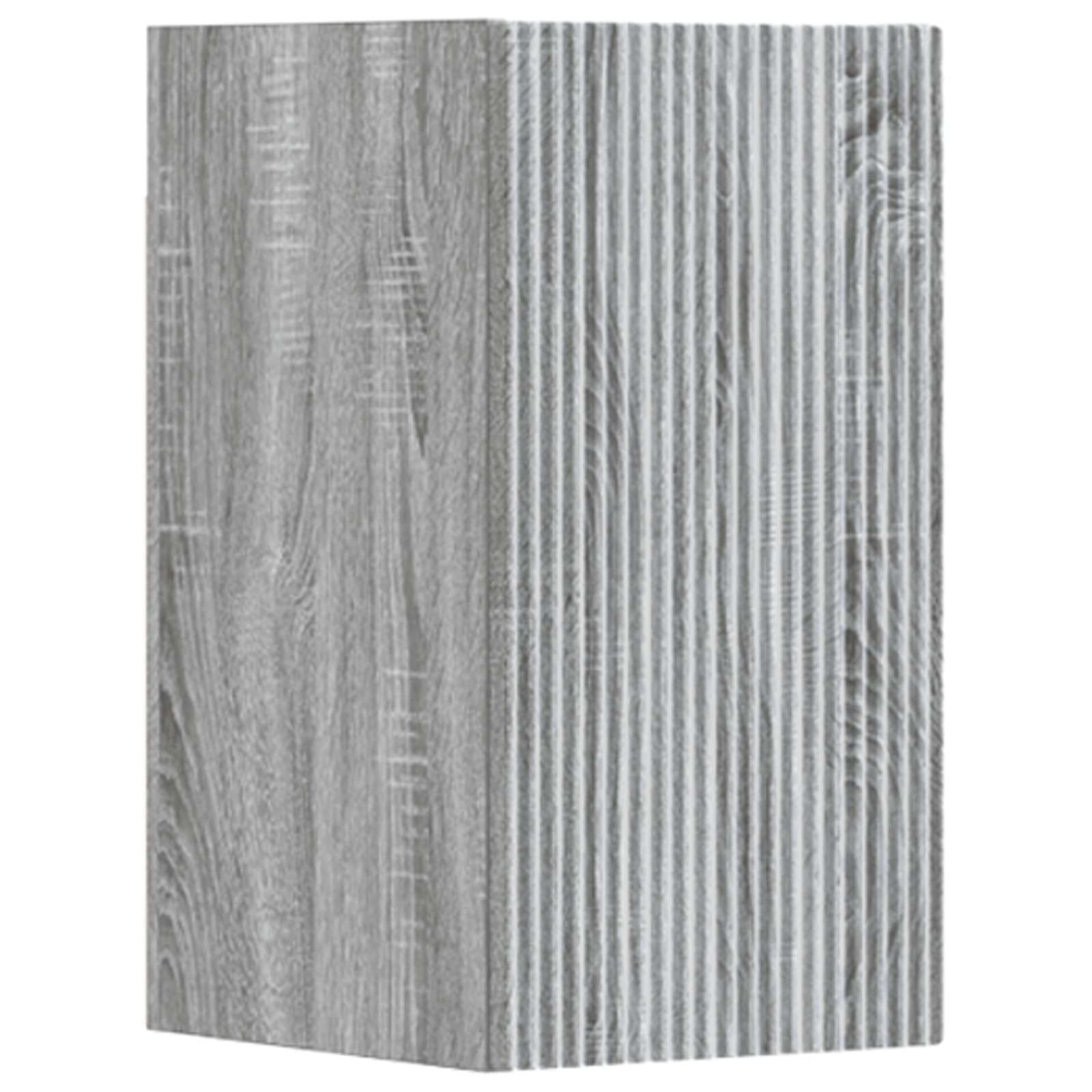 Badkamermeubelset 3 st Grijs Sonoma 33 x 34,5 x 160 cm