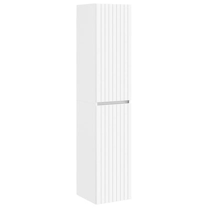 Badkamermeubelset 3 st Wit 33 x 34,5 x 160 cm Bewerkt hout