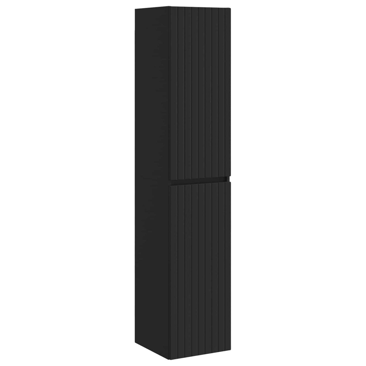 Badkamermeubelset 3 st Zwart 33 x 34,5 x 160 cm Bewerkt hout