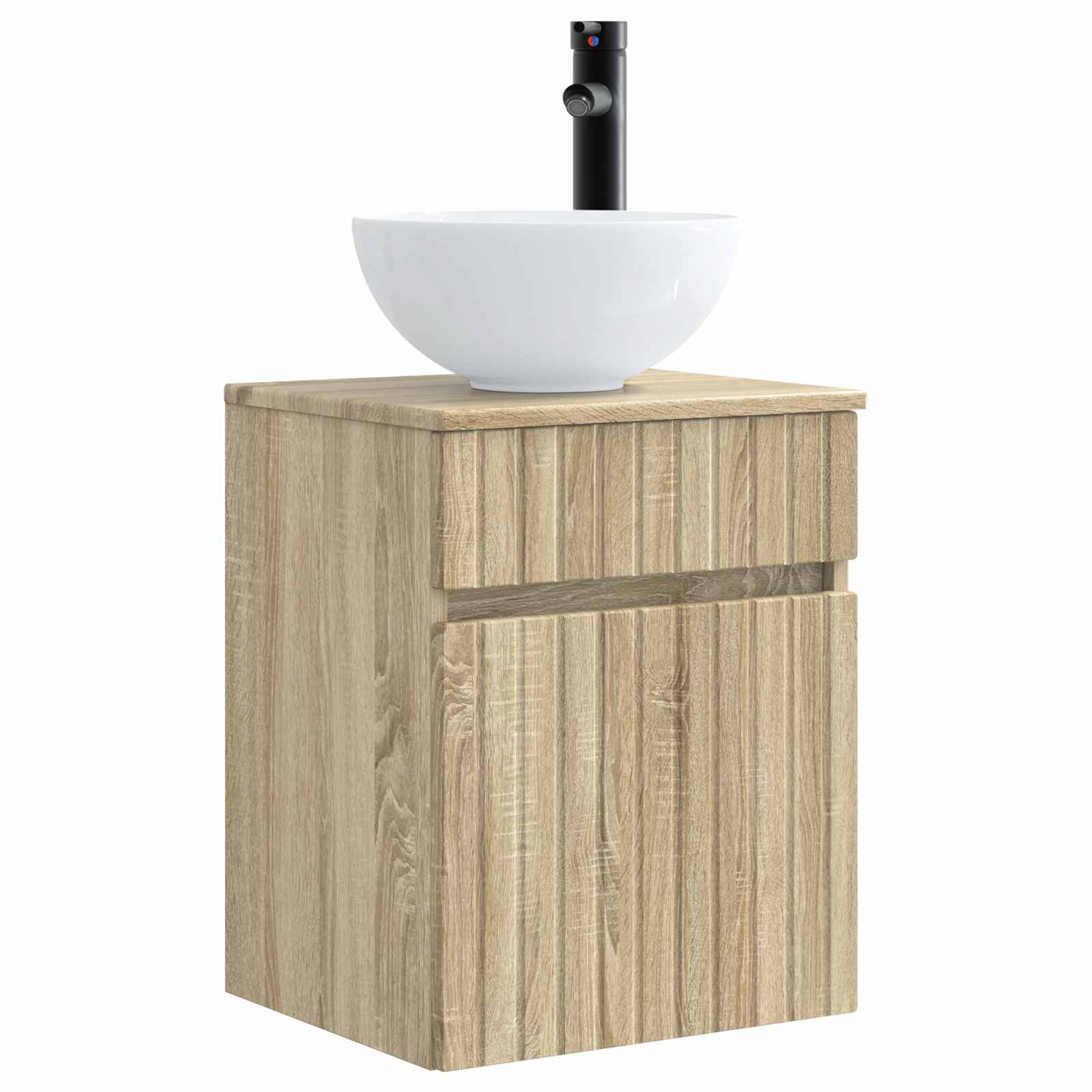 Badkamermeubelset 3 st Sonoma Eiken 33 x 34,5 x 160 cm