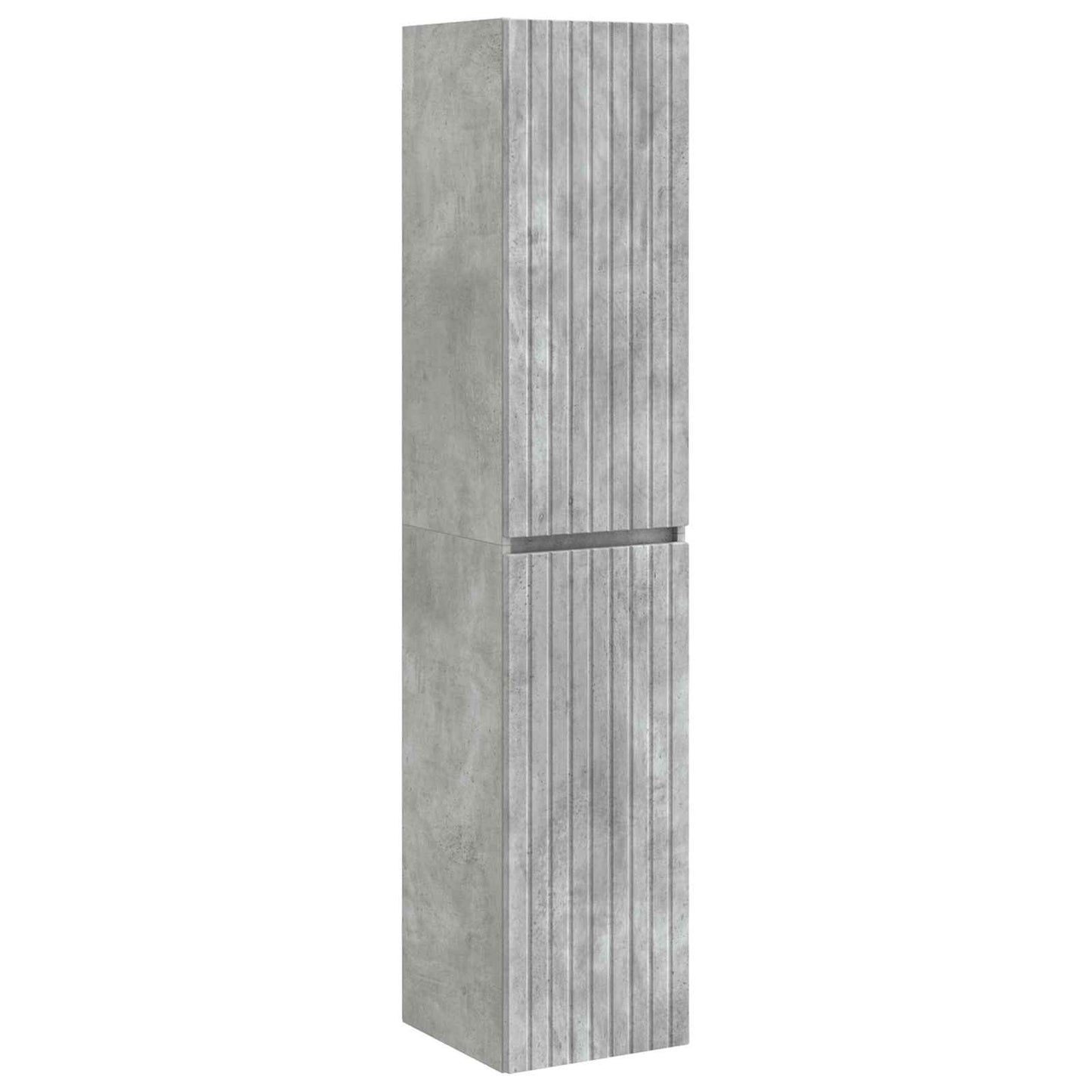 Badkamermeubelset 3 st Betongrijs 33 x 34,5 x 160 cm