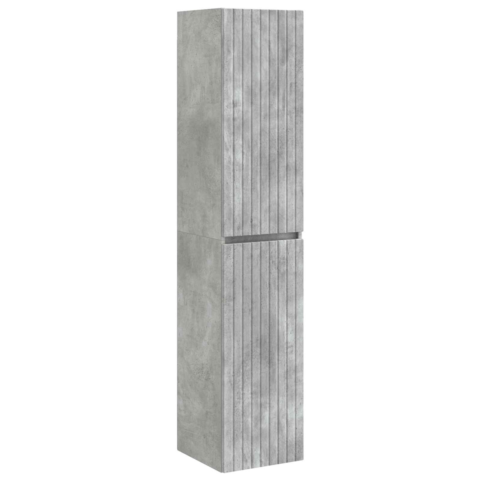 Badkamermeubelset 3 st Betongrijs 33 x 34,5 x 160 cm