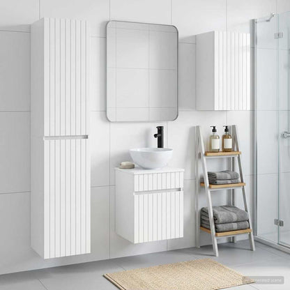 Badkamermeubelset 3 st Hoogglans Wit 33 x 34,5 x 160 cm