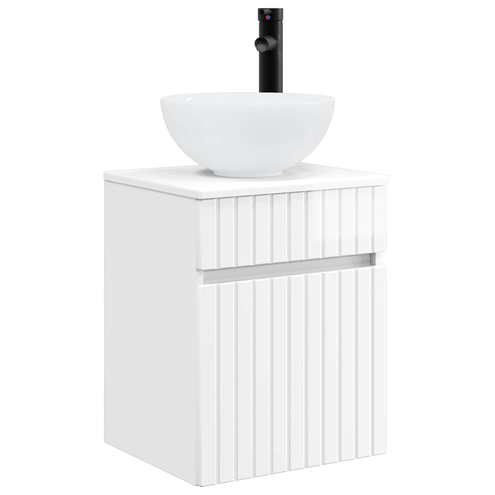 Badkamermeubelset 3 st Hoogglans Wit 33 x 34,5 x 160 cm