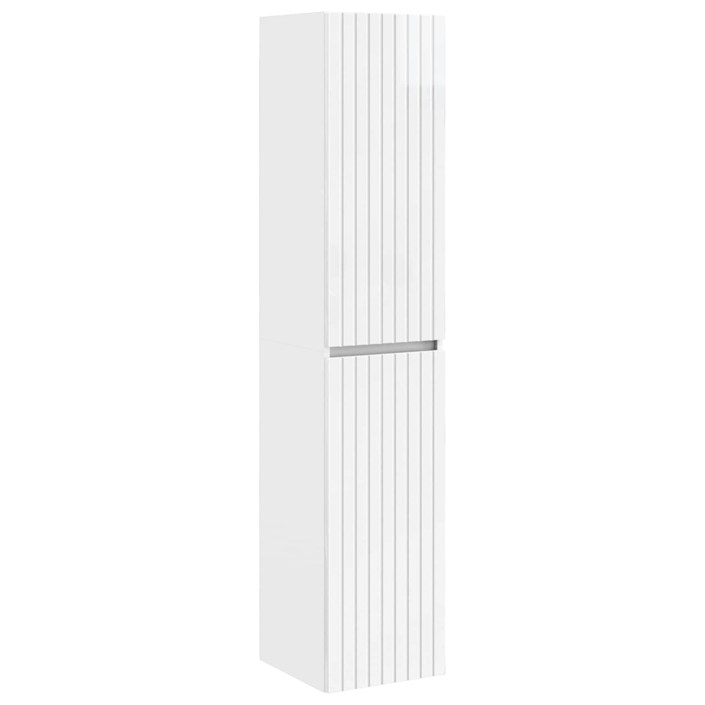 Badkamermeubelset 3 st Hoogglans Wit 33 x 34,5 x 160 cm