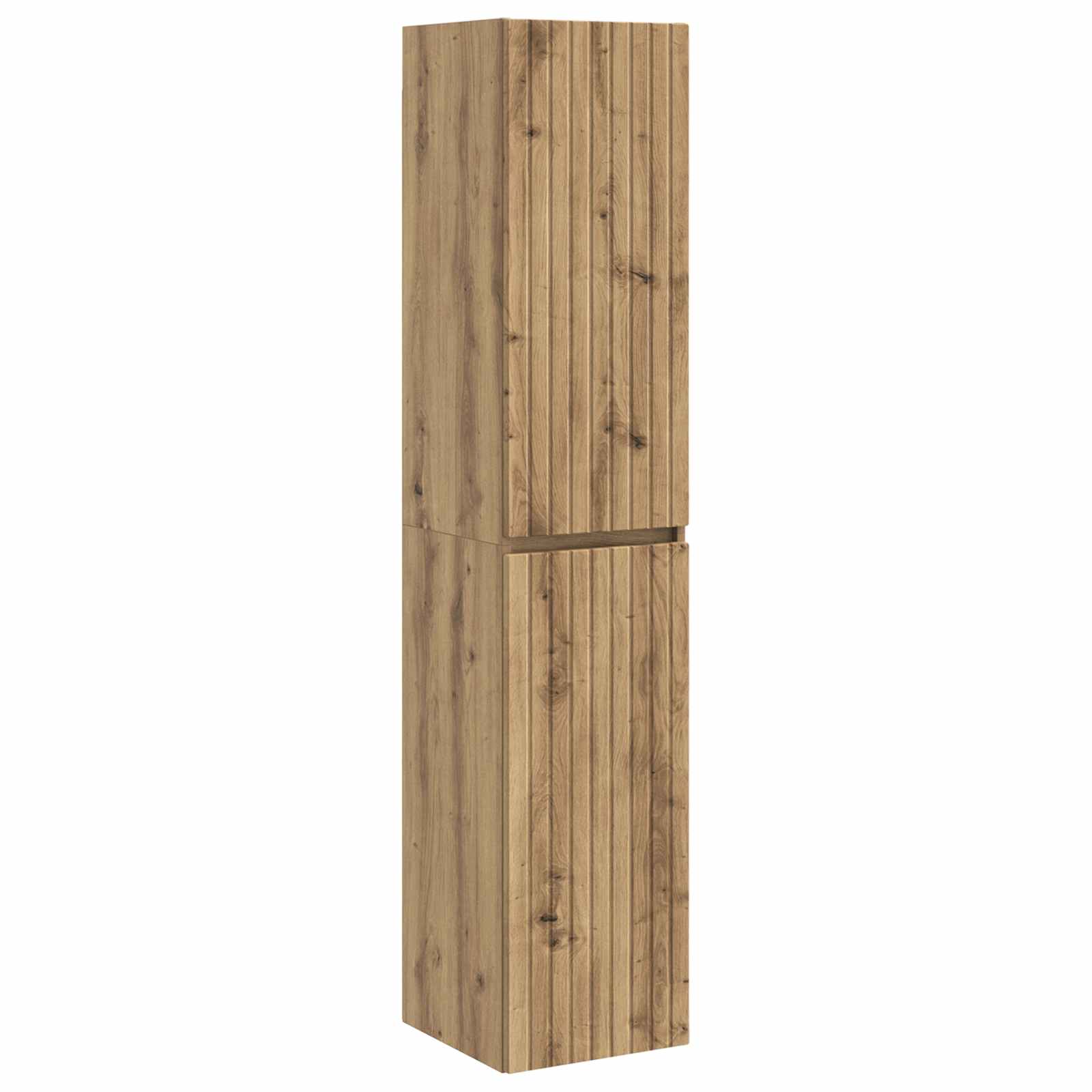 Badkamermeubelset 3 st Artisanaal eiken 33 x 34,5 x 160 cm