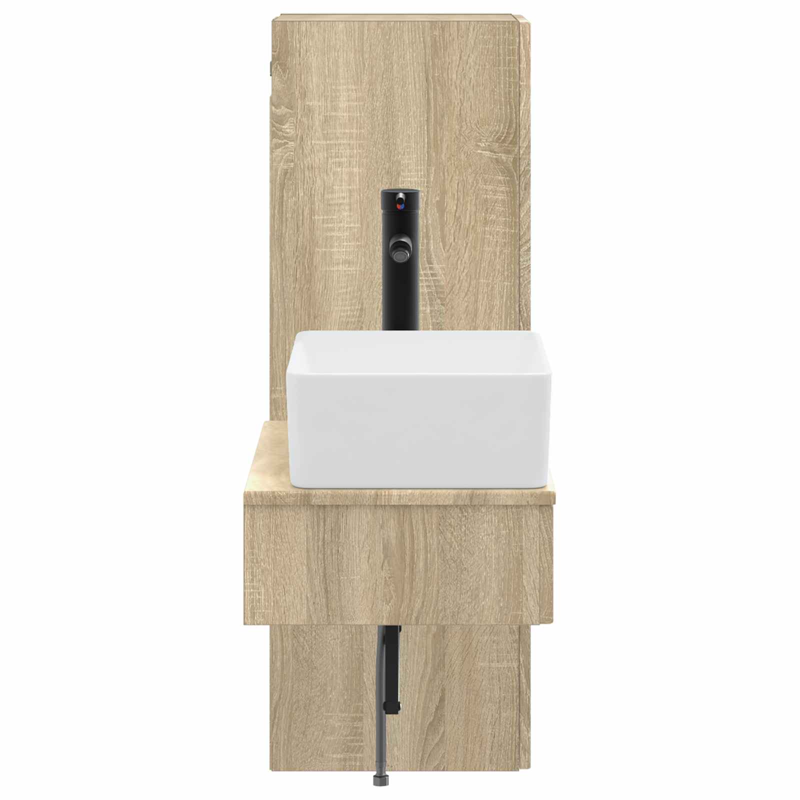Badkamermeubelset 2 st Sonoma Eiken 33 x 34,5 x 100 cm